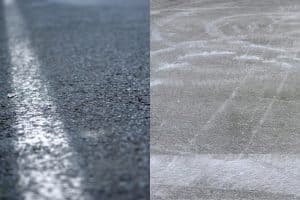 Image presents What is the difference between asphalt and concrete
