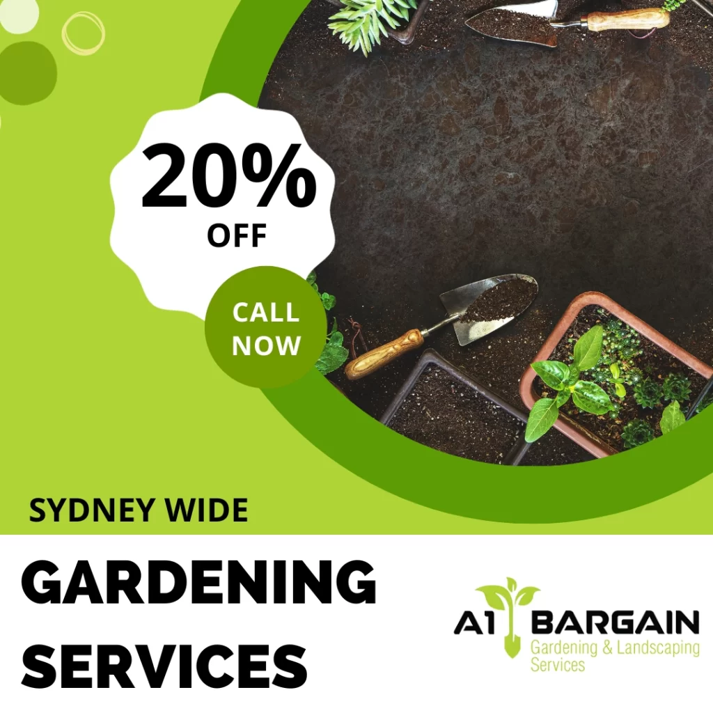 image presents gardening maintenance