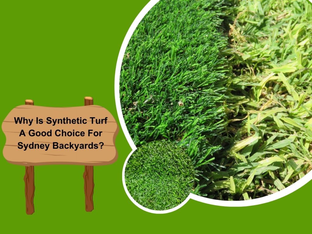 A lush, green synthetic turf lawn perfect for backyards, offering low-maintenance and year-round beauty.