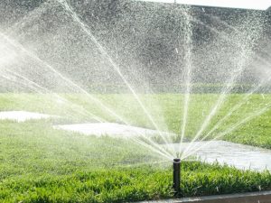 Protect your turf with an efficient sprinkler system. Water your lawn evenly to keep it lush and healthy.