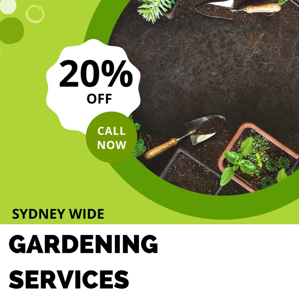 image presents gardening maintenance