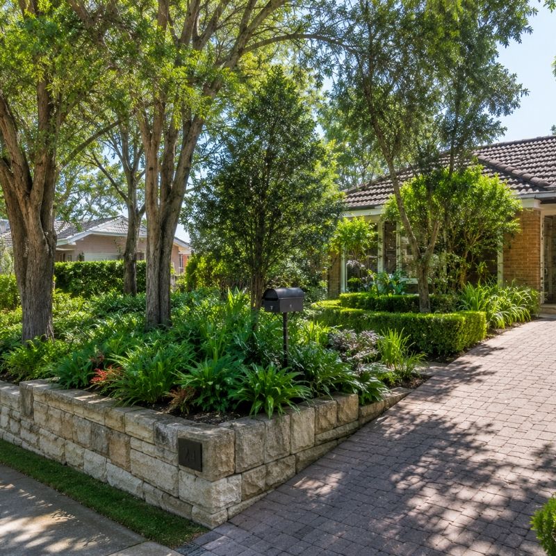 Established garden in the surrounding Parramatta suburbs