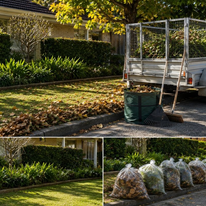 Leaf fall, upkeep and clearing the green waste