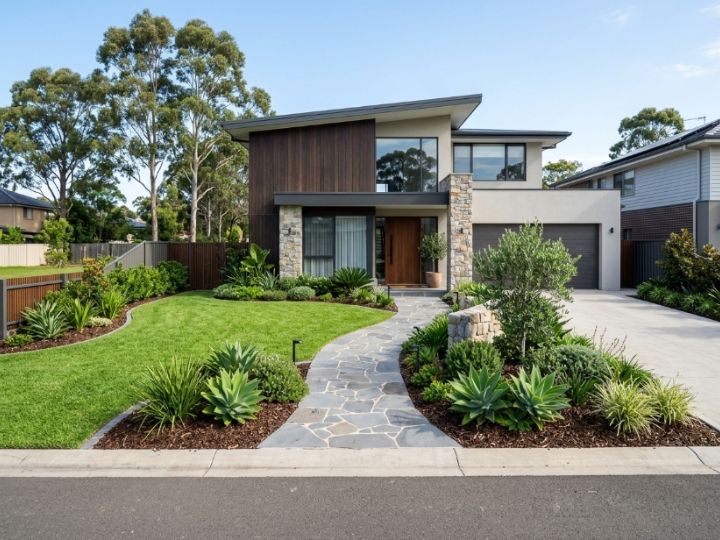 Completed A1 landscaping work in Rouse Hill