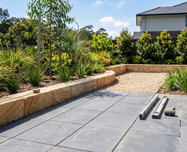 A1 landscaping work in Rouse Hill