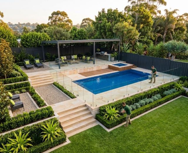 A standout landscaping project in St Ives or the North Shore