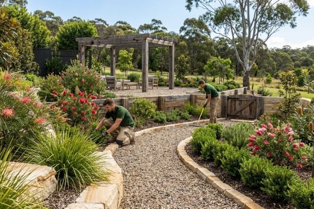 A second landscaping example from Terrey Hills or the surrounding area