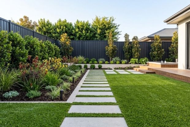 Finished A1 landscaping work in The Ponds or nearby