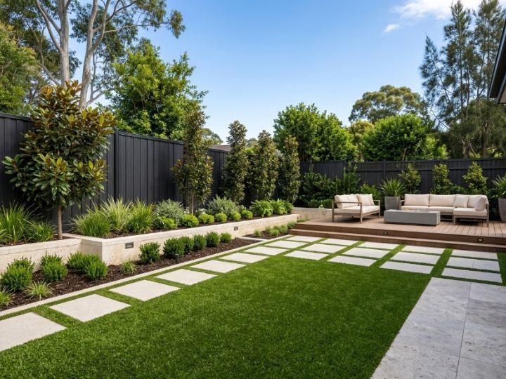 Completed A1 landscaping work in Thornleigh