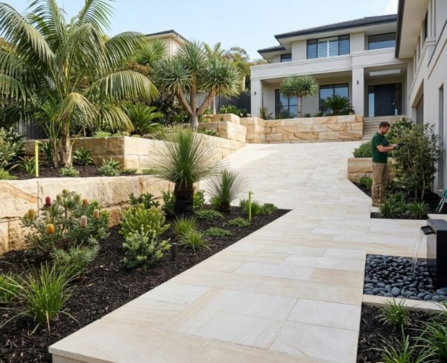 A standout landscaping project in Wheeler Heights or the Northern Beaches