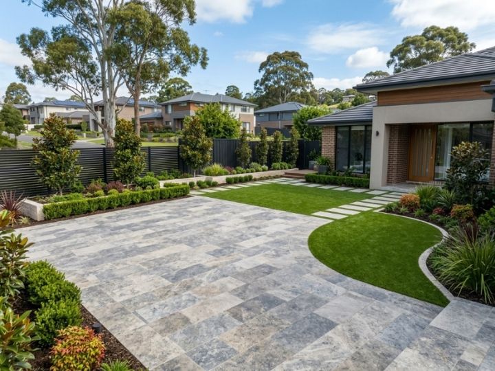 Completed A1 paving work in Campbelltown