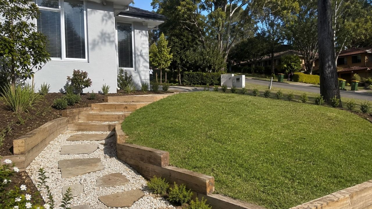 Completed A1 landscaping project in Ryde