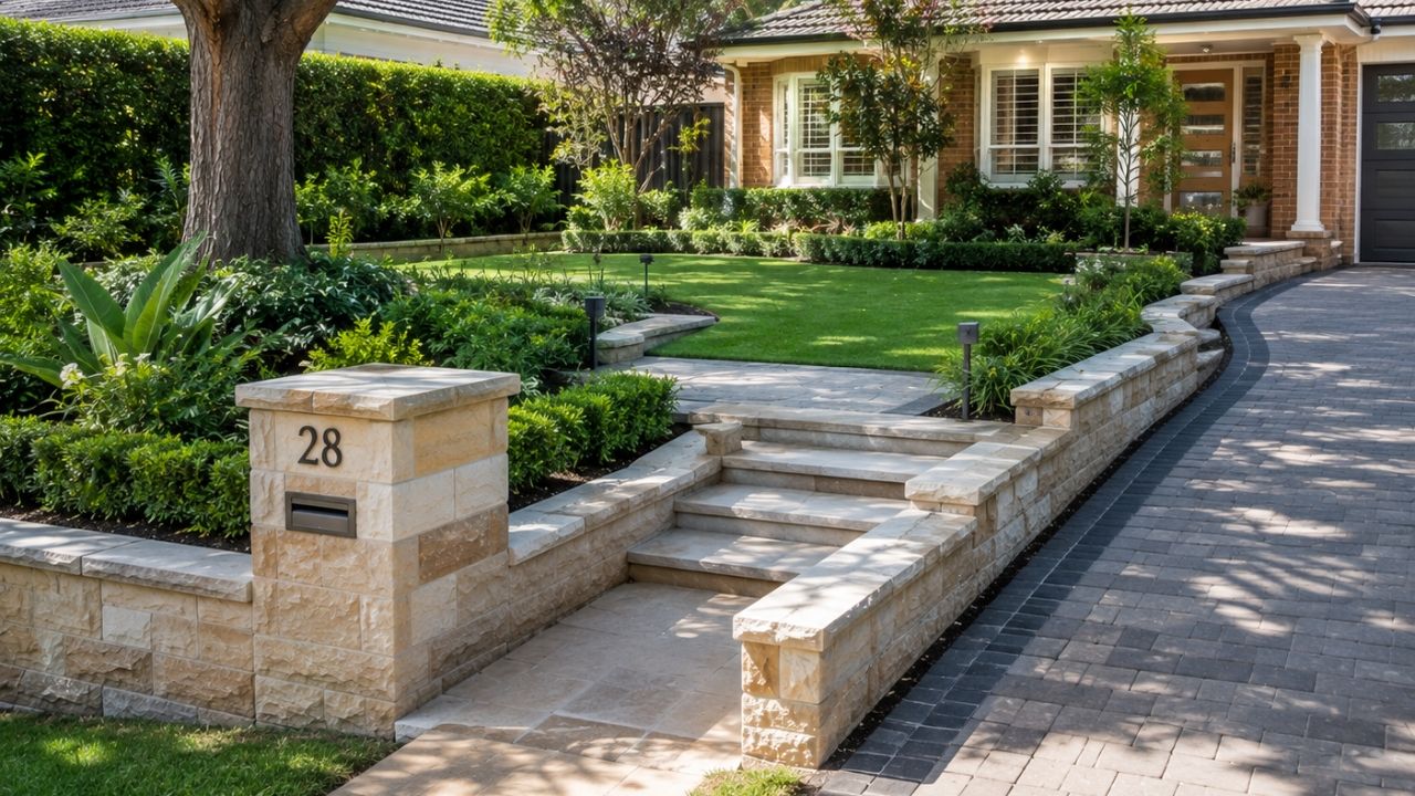 Landscaping project in Strathfield