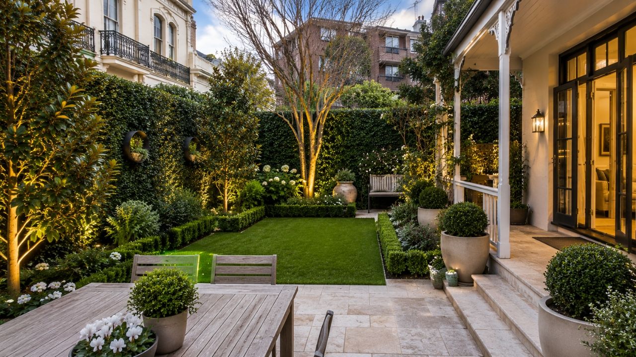 Completed landscaping project in Woollahra