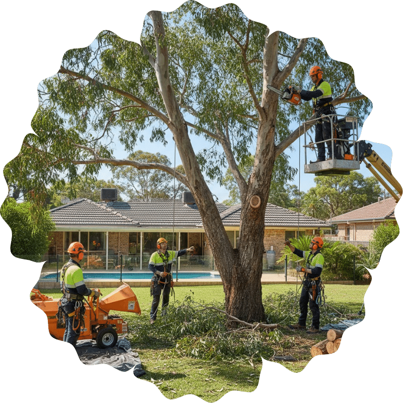 Professional tree pruning process in Sydney with safety-focused approach