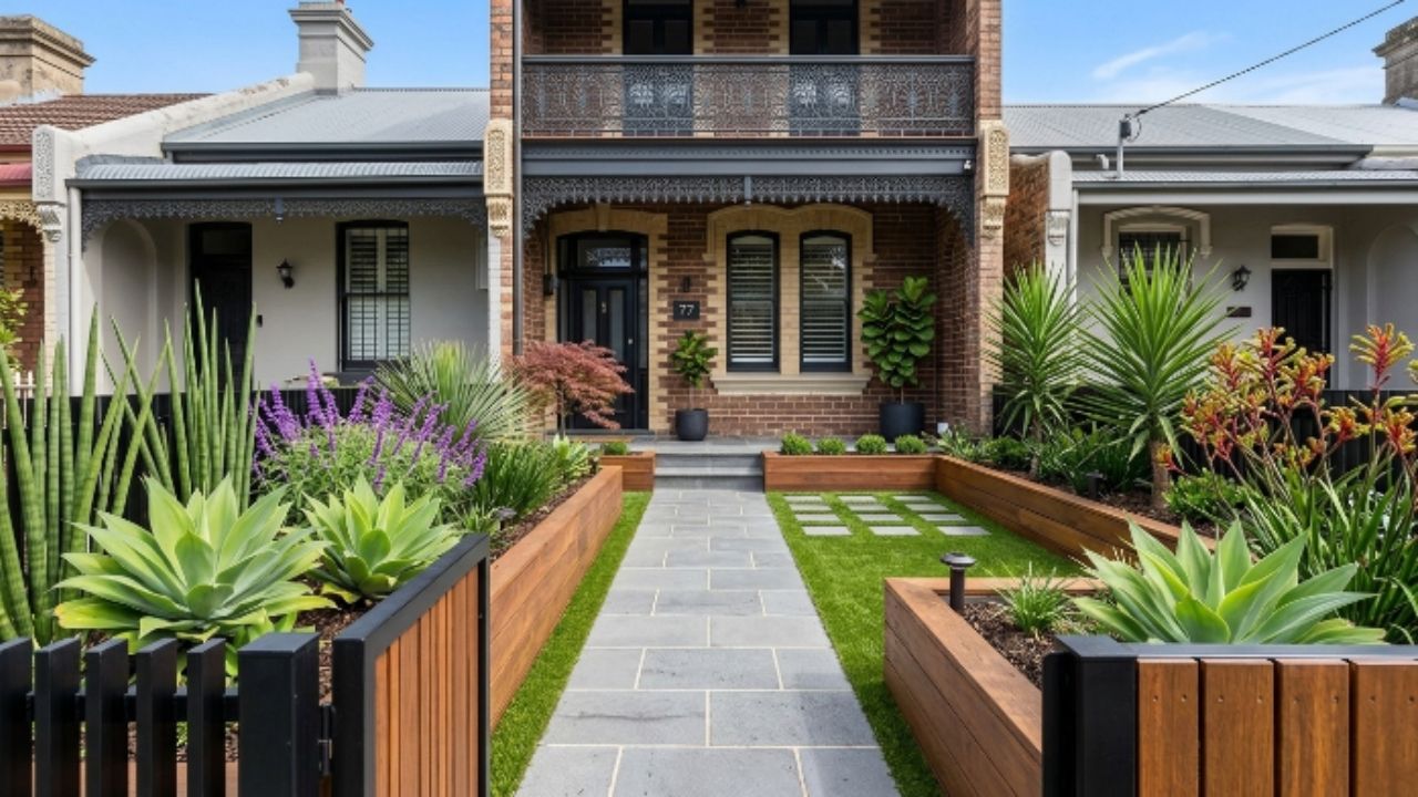 Completed landscaping project in Inner West