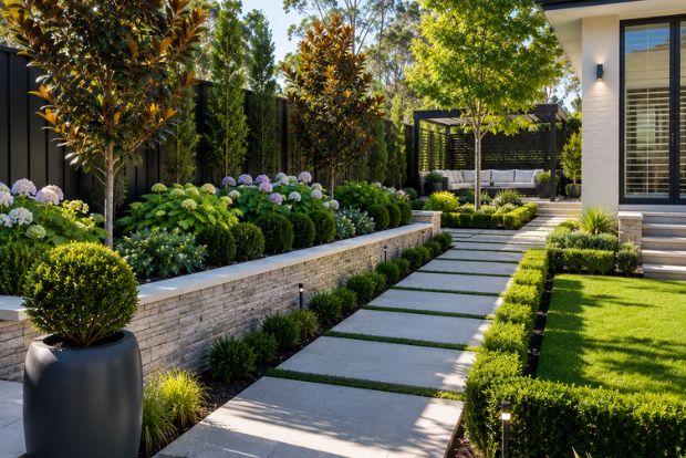 A second gardening example from Baulkham Hills or the surrounding area.