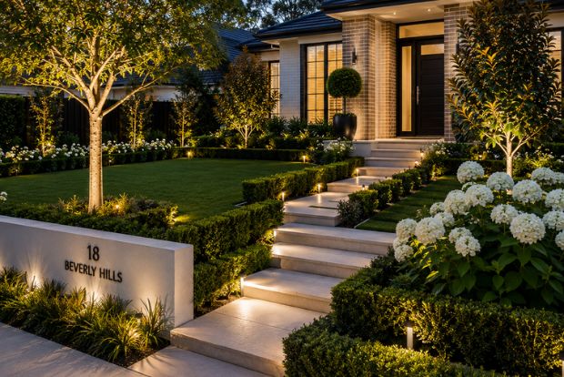 A second gardening example from Beverly Hills or the surrounding area