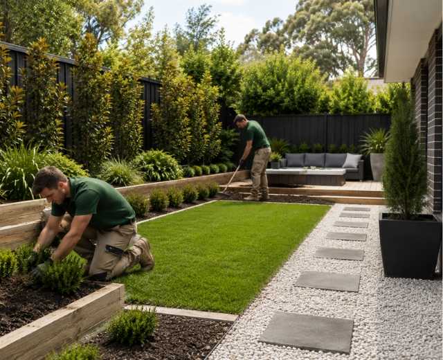 A1 team gardening in Bondi Junction