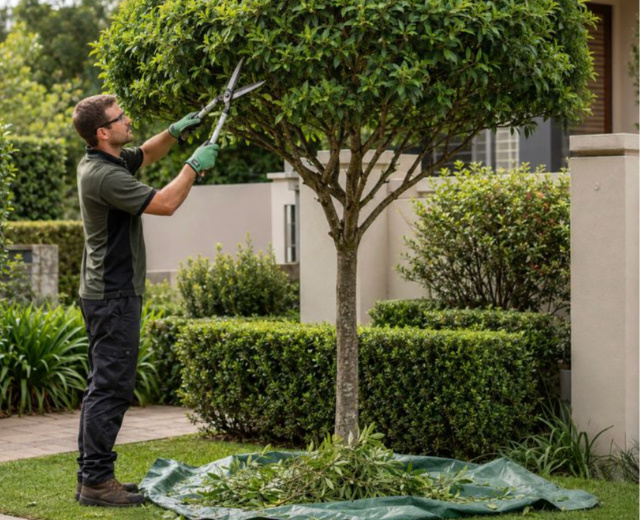 A1 team on a Panania job, or a finished gardening result.
