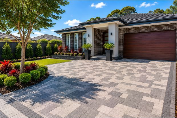 A second paving example from Blacktown or the surrounding area.
