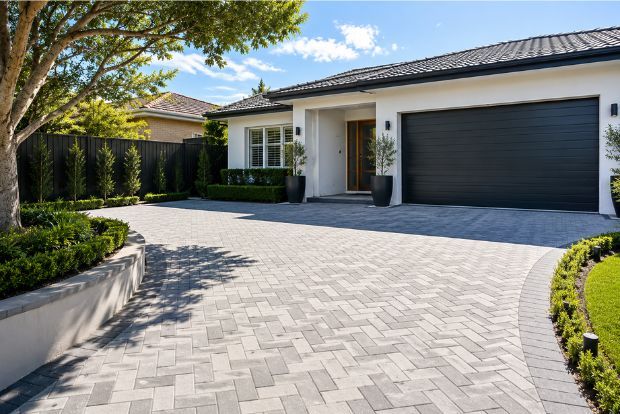 A second paving example from Caringbah or the surrounding area.