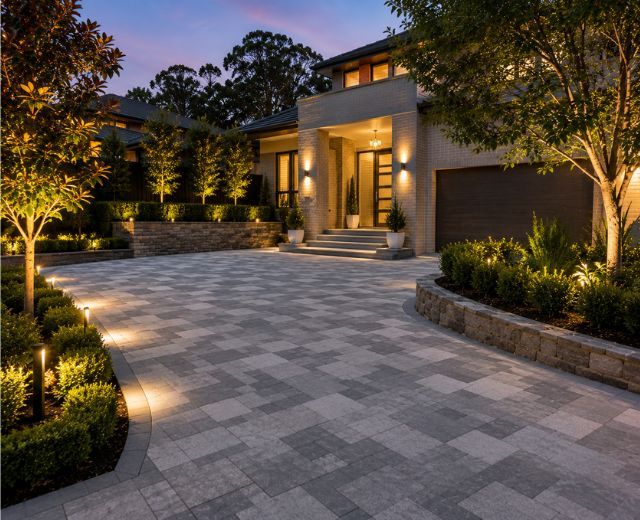 A standout paving project in Castle Hill or the Hills district.